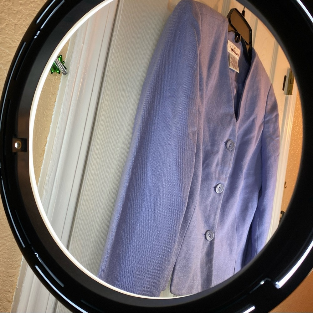 Worthington Women Petite 2P Blazer Crop Business Professional Fancy Cocktail Fun - Picture 5 of 13